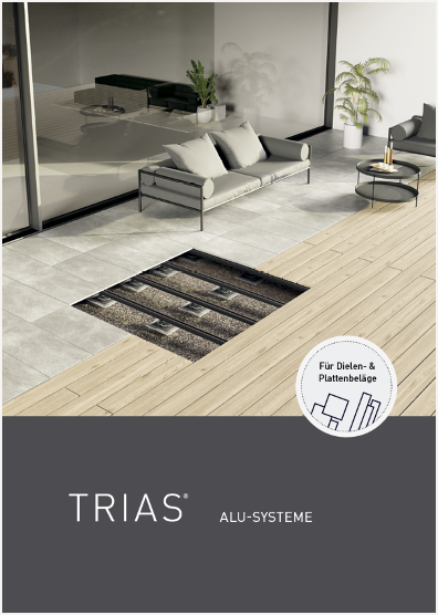 Katalog Terrassen-Unterkonstruktion Trias Alu