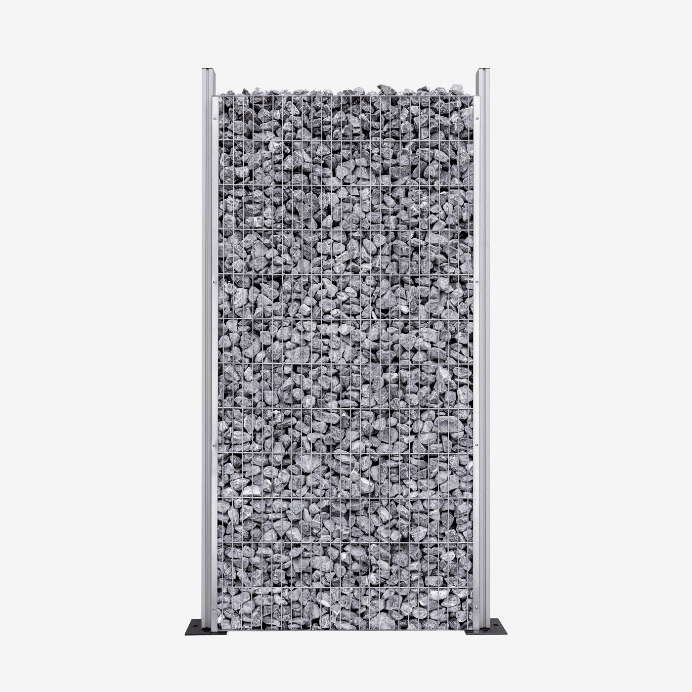 Sichtschutz Gabion mit Steinfüllung | Trias Sichtschutz