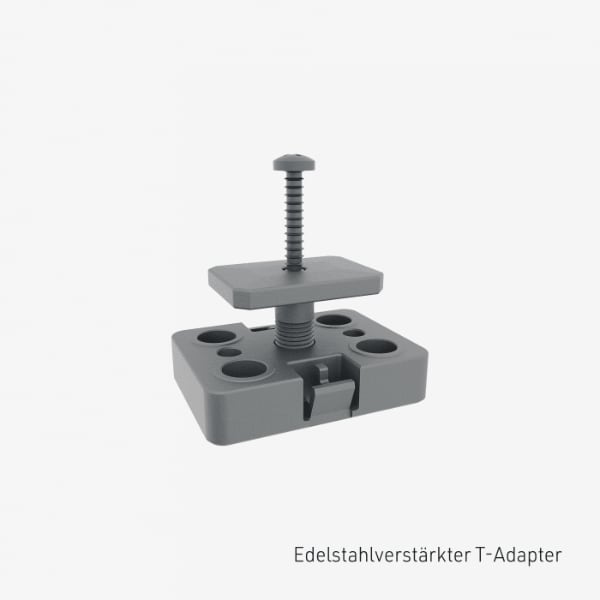 TRIAS Alu Multiclip-TS | Edelstahlverstäkter Clip für Terrassendielen | Terrassen-Unterkonstruktion