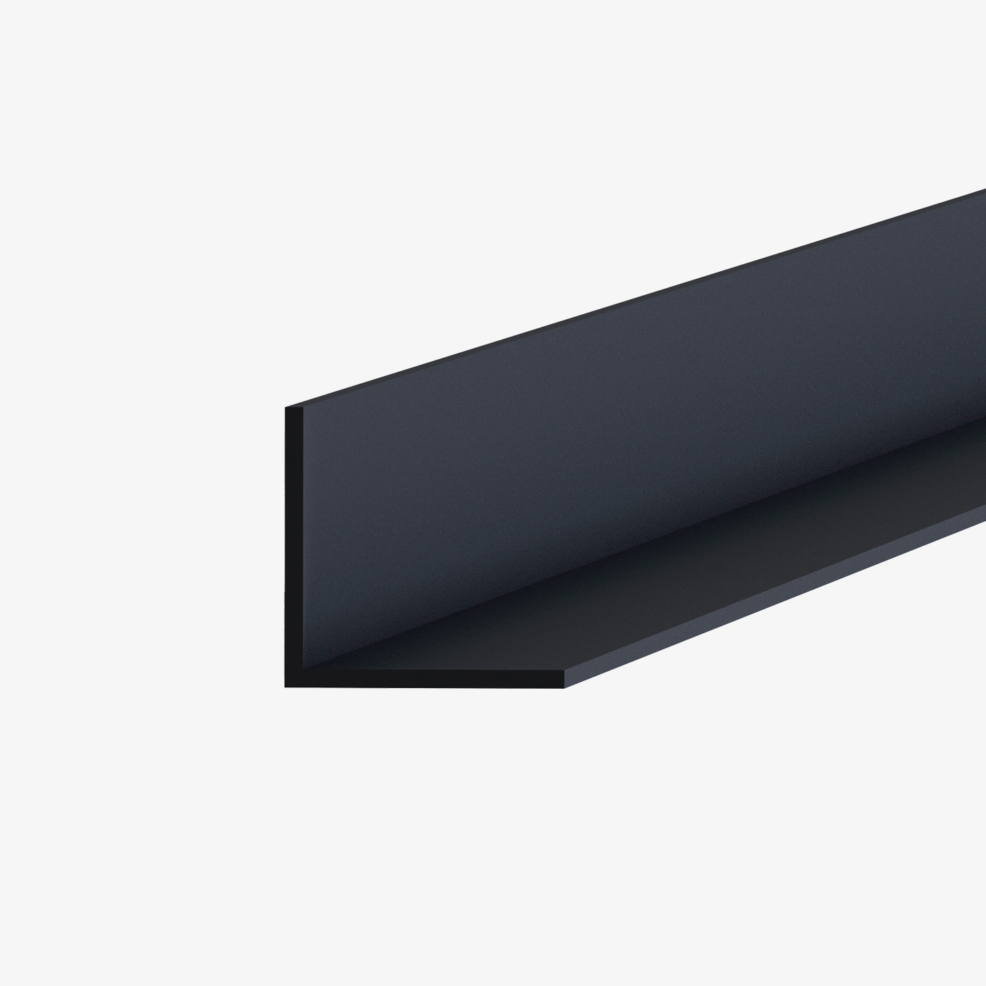 Das Bild zeigt den TRIAS ALU Winkel30 in der Farbe Schwarz