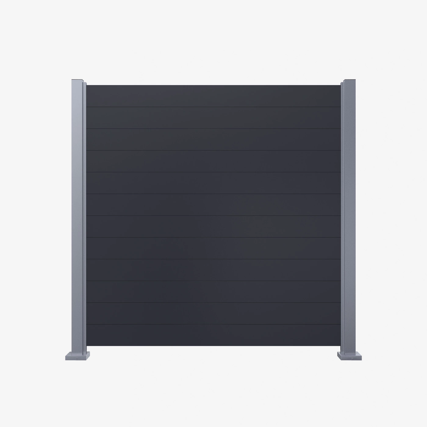 Produktbild: Sichtschutz Dielen Alu Anthrazit