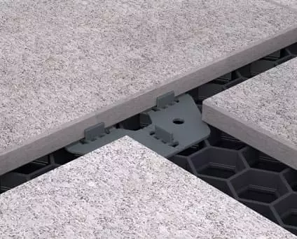 Das Bild zeigt das Fugenkreuz (X-Pad) für TRIAS Wabic