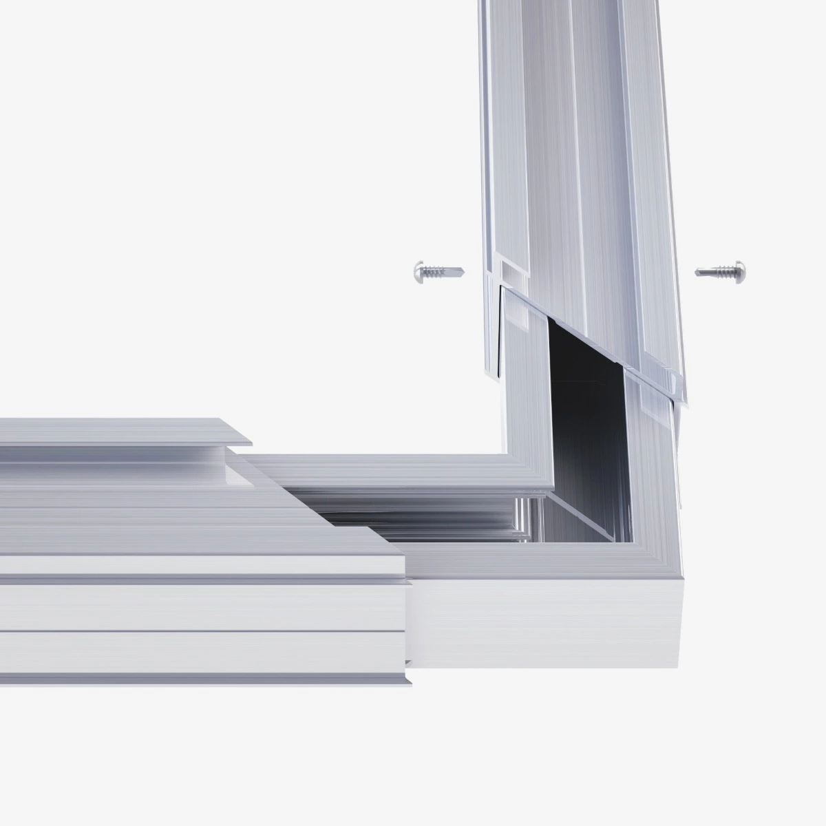 Eckverbindung Alu Unterkonstruktion für Terrassen | Trias Alu