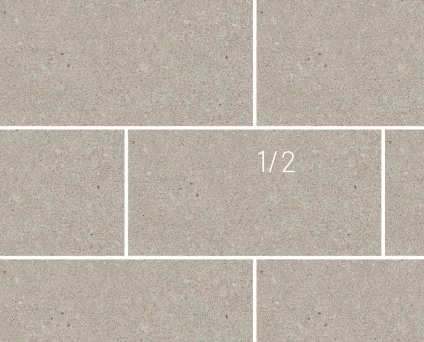 Verlegemuster: Halbverband