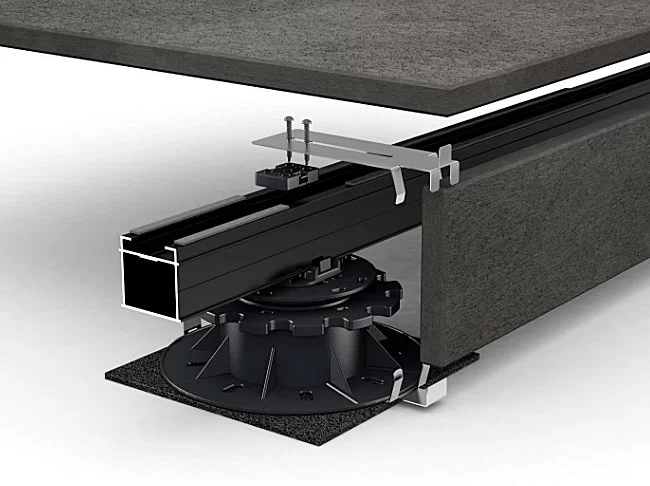 Aufbau Terrassen-Unterkonstruktion Trias Alu