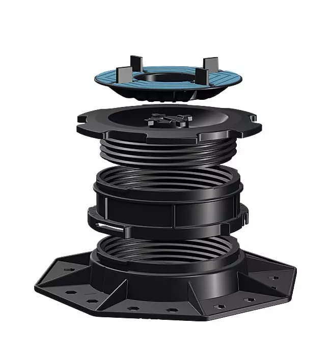 TRIAS HELIX Stelzlager mit stufenloser Höhenverstellung