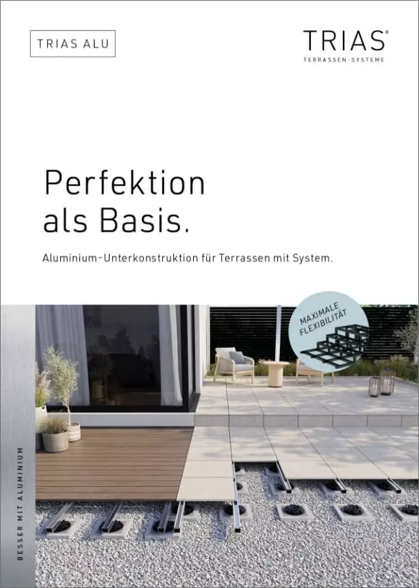 Katalog TRIAS ALU Terrassenunterkonstruktion – Vorschau