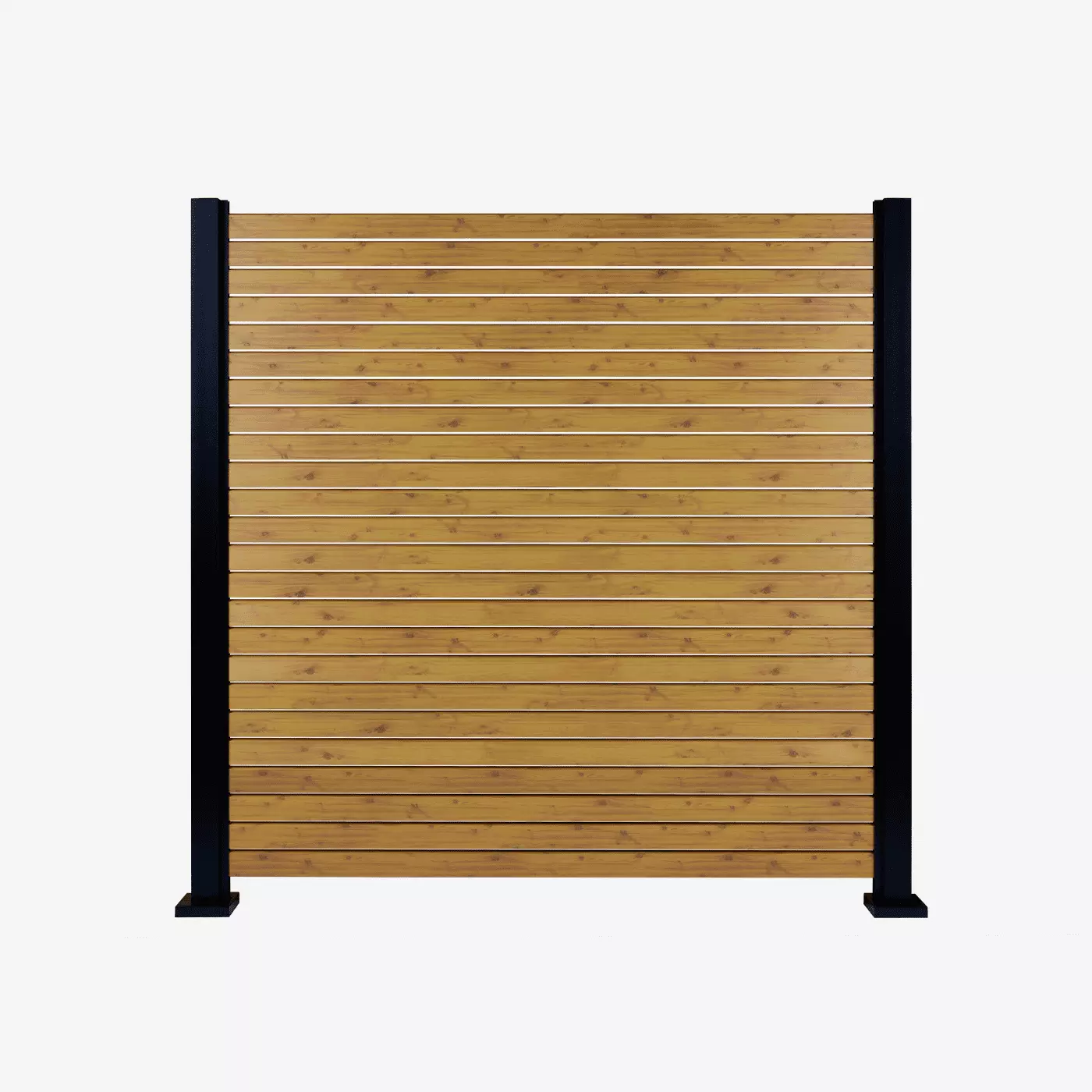 Sichtschutz Rhombus Alu Lärche Holzoptik | Trias Sichtschutz