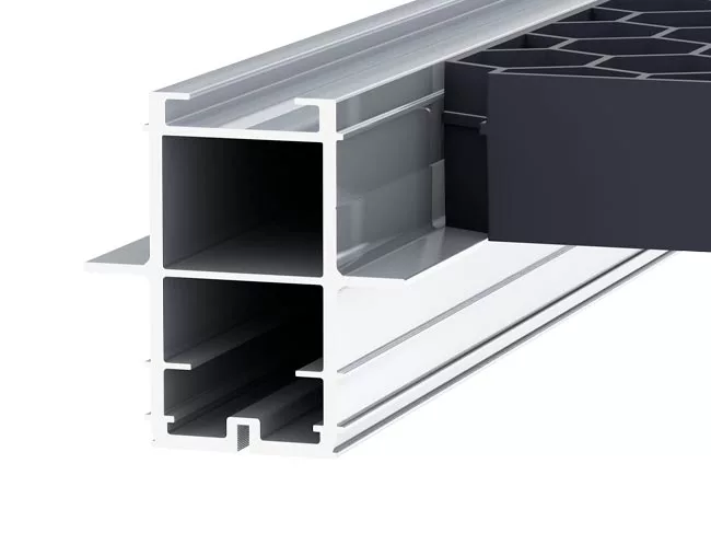 Terrassen-Unterkonstruktion Trias Alu Ultra kombiniert mit Trias Wabic