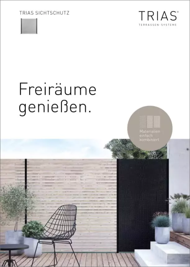 Katalog TRIAS Sichtschutz – Vorschau