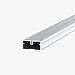 Das Bild zeigt das Terrassenprofil TRIAS ALU SlimSK in der Farbe Blank