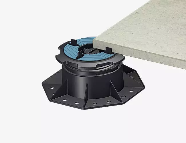 TRIAS CROSS Adapter mit Gummipad für exakte Plattenauflage