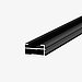 Das Bild zeigt das Terrassenprofil TRIAS ALU Slim in der Farbe Black