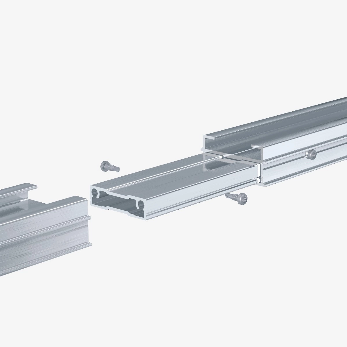 Alu-Profile für Terrassen-Unterkonstruktion verbinden | Trias Alu