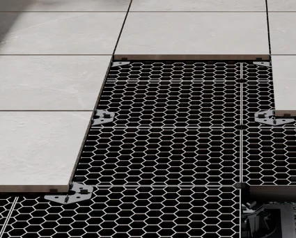 Terrassen-Unterkonstruktion für Terrassenplatten | TRIAS Wabic